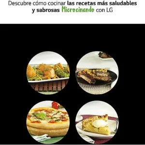 Microondas con grill integrable – LG MGBZ2593F, 900W, 8 niveles, 25 l, Cristal Negro