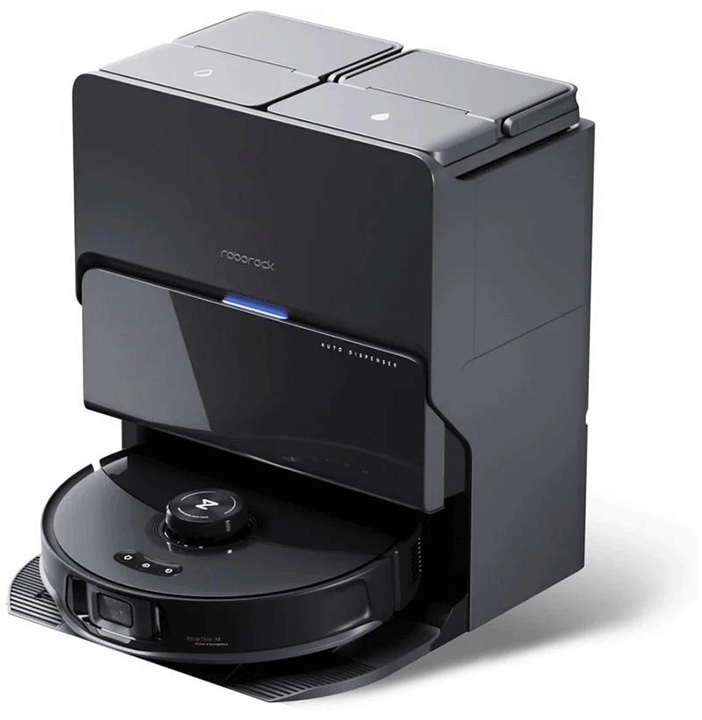 Roborock S8 MaxV Ultra Robot Aspirador y Friegasuelos con Base de Vaciado Automático Negro