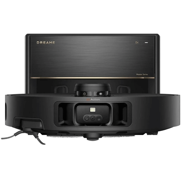 Dreame X40 Master Robot Aspirador y Friegasuelos con Estación Base de Autovaciado Ultracompacta