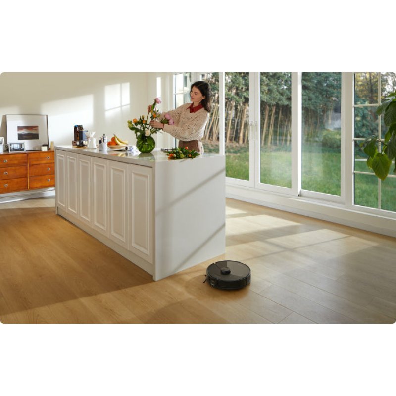 Roborock S8 MaxV Ultra Robot Aspirador y Friegasuelos con Base de Vaciado Automático Negro