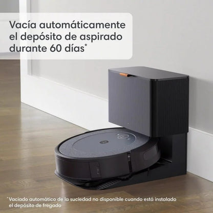 iRobot Roomba Combo i5+ Robot Aspirador Friegasuelos con Base de Autovaciado + Pack 3 Bolsas