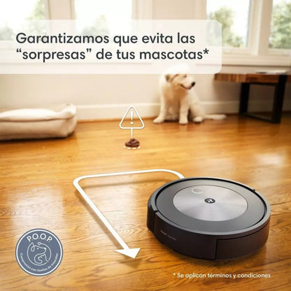 iRobot Roomba j5 Robot Aspirador y Friegasuelos + Estación de Vaciado Automático Clean Base