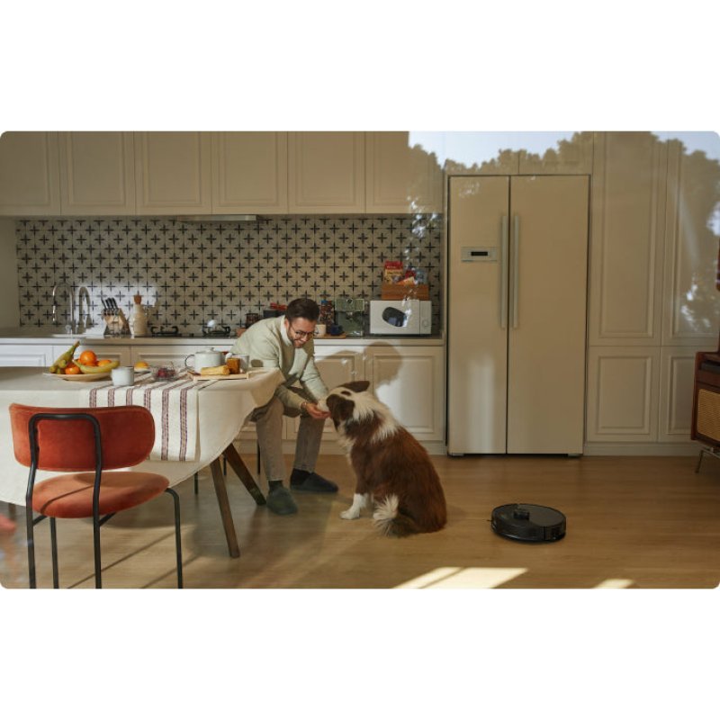 Roborock S8 MaxV Ultra Robot Aspirador y Friegasuelos con Base de Vaciado Automático Negro