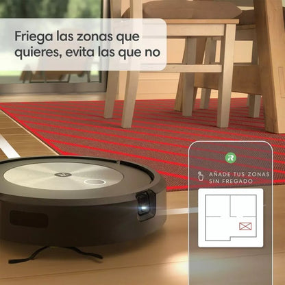 iRobot Roomba j5 Robot Aspirador y Friegasuelos + Estación de Vaciado Automático Clean Base
