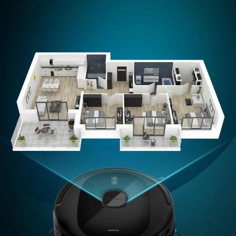 Cecotec Conga 7490 Immortal Home Genesis Robot Aspirador + Estación de Vaciado Automático