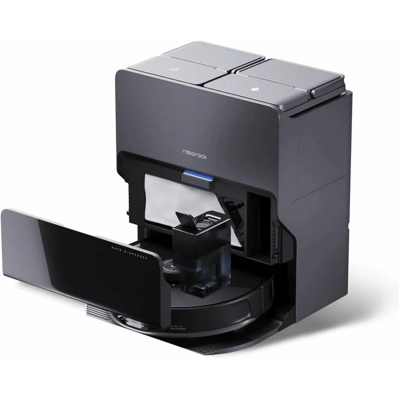 Roborock S8 MaxV Ultra Robot Aspirador y Friegasuelos con Base de Vaciado Automático Negro