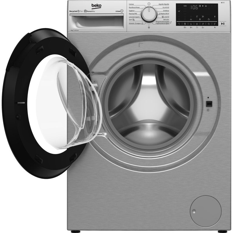 Beko B3WFT58220X Lavadora de Carga Frontal 8Kg C Acero Inoxidable
