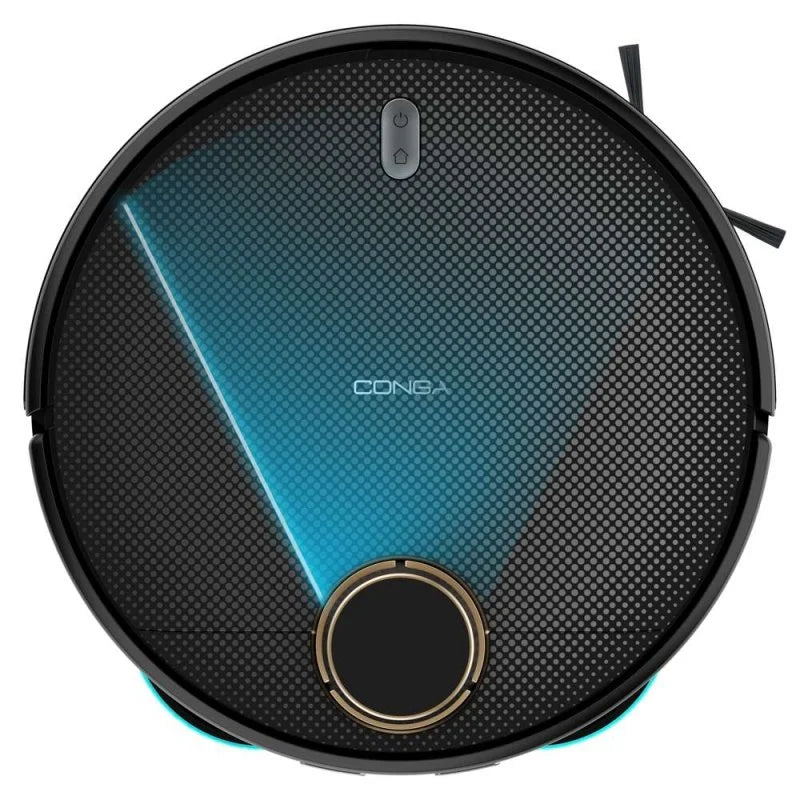 Conga 13090 Spin Revolution Home&Wash Robot Aspirador con Motor de Succión 7000 Pa Base 4 en 1