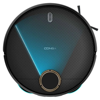 Conga 13090 Spin Revolution Home&Wash Robot Aspirador con Motor de Succión 7000 Pa Base 4 en 1