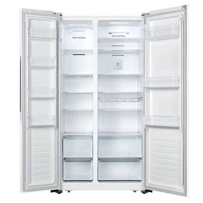 Hisense RS677N4BWE Frigorifico Americano E Blanco