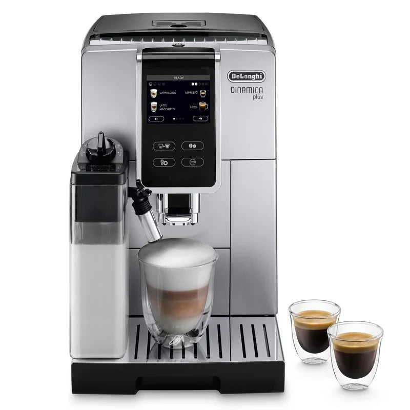 DeLonghi Dinamica Plus ECAM370.70.SB Cafetera Superautomática con Molinillo 19 Bares Plata