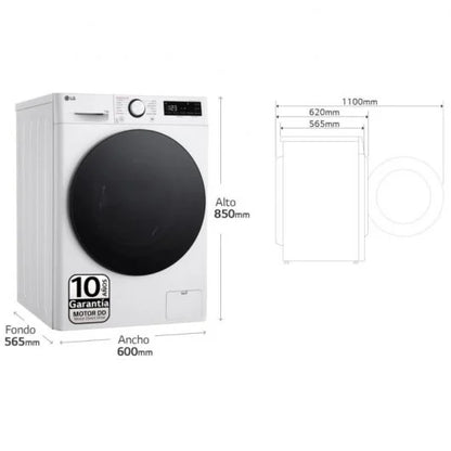 LG Serie 600 F4WR6011AGW Lavadora Carga Frontal 11Kg