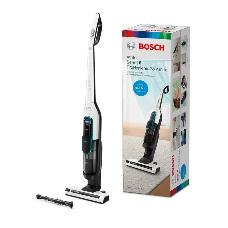 Bosch Athlet ProHygienic 28Vmax Serie 6 Aspiradora Escoba sin Cable 25.2V Blanco
