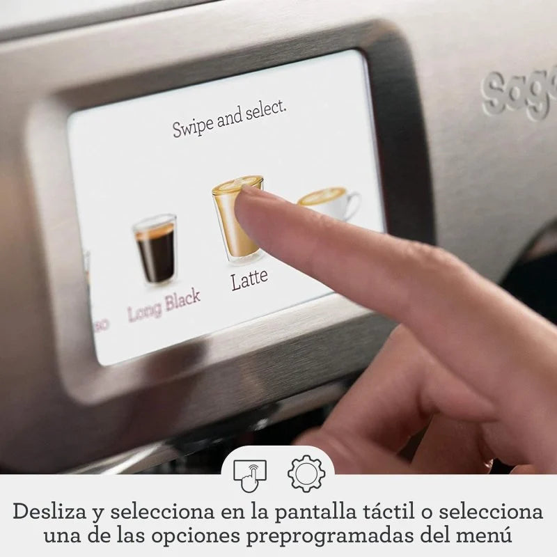 Cafetera Express Sage Barista Touch Cafetera Expresso Totalmente Automática 9 Bares Acero Inoxidable