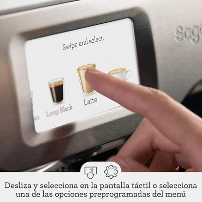 Cafetera Express Sage Barista Touch Cafetera Expresso Totalmente Automática 9 Bares Acero Inoxidable
