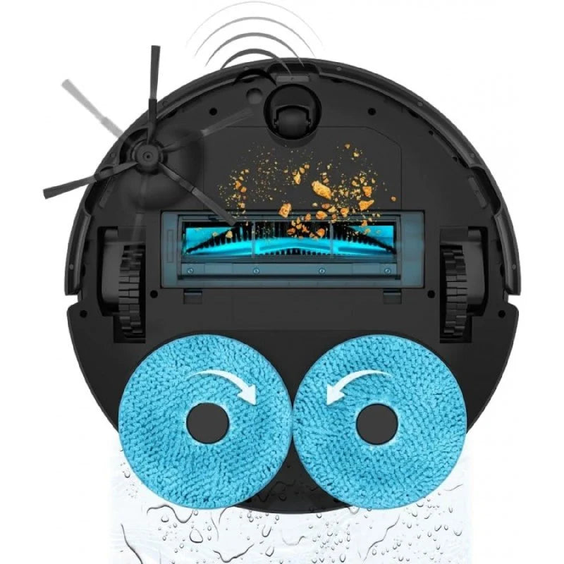 Cecotec Conga 11090 Spin Revolution Home&Wash Robot Aspirador + Estación de Vaciado Automático