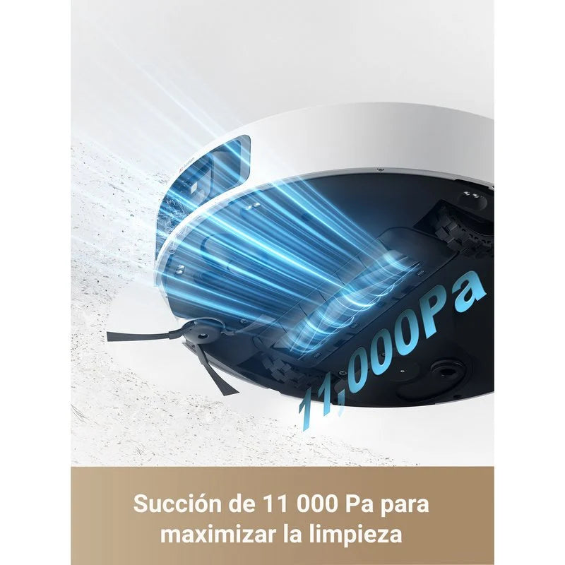 Dreame L40 Ultra Robot Aspirador y Friegasuelos con Vaciado Automático Blanco/Dorado