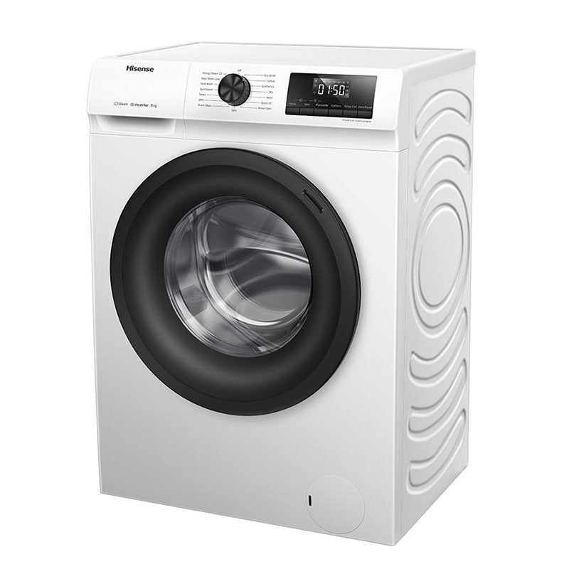 Hisense WFQP8014EVM Lavadora de Carga Frontal 8Kg A Blanca