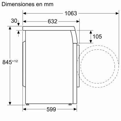 Balay 3TS993BT Lavadora Carga Frontal 9Kg A Blanco
