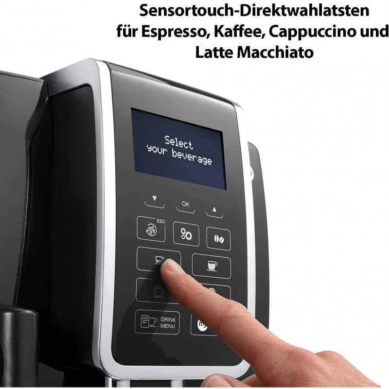 DeLonghi ECAM350.55.B Cafetera Superautomática 15 Bares Negra