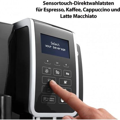 DeLonghi ECAM350.55.B Cafetera Superautomática 15 Bares Negra