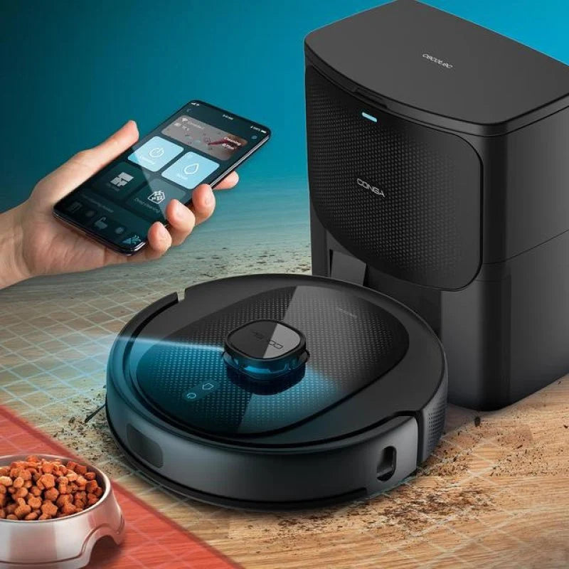 Cecotec Conga 7490 Immortal Home Genesis Robot Aspirador + Estación de Vaciado Automático