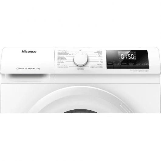 Hisense WFQP801419VM Lavadora Carga Frontal 8Kg A Blanca