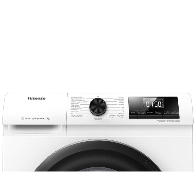 Hisense WFQP7012EVM Lavadora Carga Frontal 7Kg C Blanca