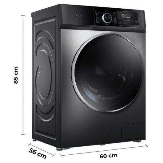 Lavadora Carga Frontal 9Kg A Acero Inoxidable Inverter