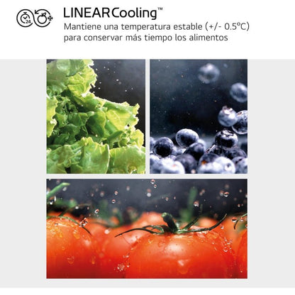 LG GSXE80PYBD.APYQEUR Frigorífico Side By side Serie 800 con Instaview Door-In-Door 628L Inox D