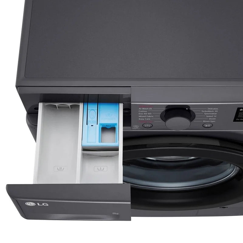 LG F4WR5009A6M Lavadora de Carga Frontal 9Kg A Negra