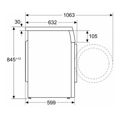 Bosch WUU28T61ES Lavadora Carga Frontal 9Kg A Blanco