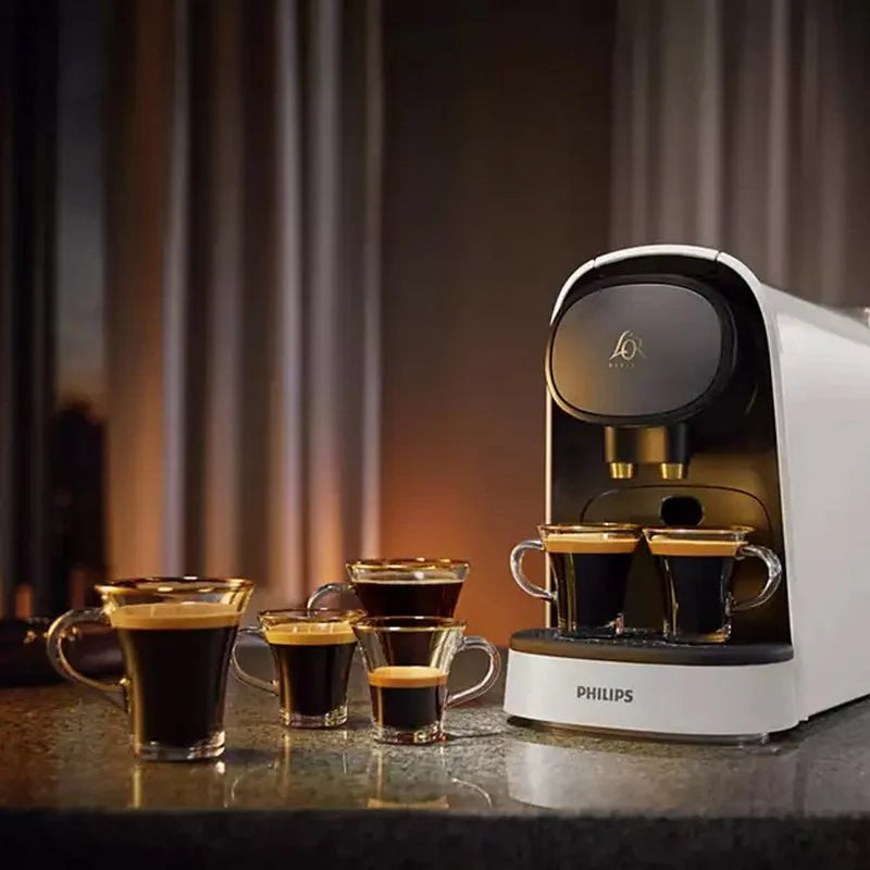 Philips L’Or Barista Cafetera de Cápsulas Blanca