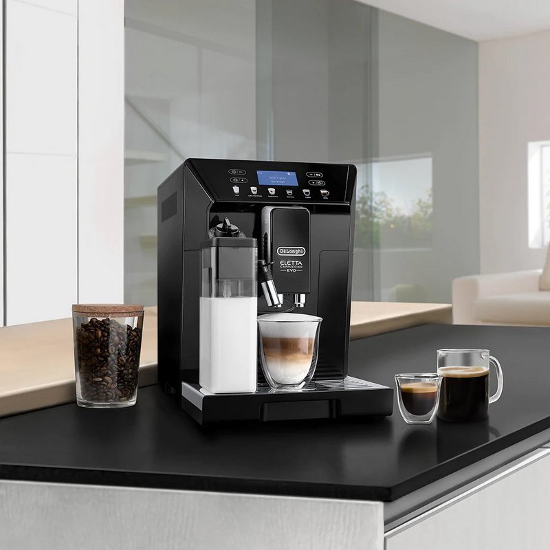 DeLonghi Eletta Cappuccino Evo Cafetera Espresso Automática 15 Bares