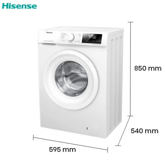 Hisense WFQP801419VM Lavadora Carga Frontal 8Kg A Blanca
