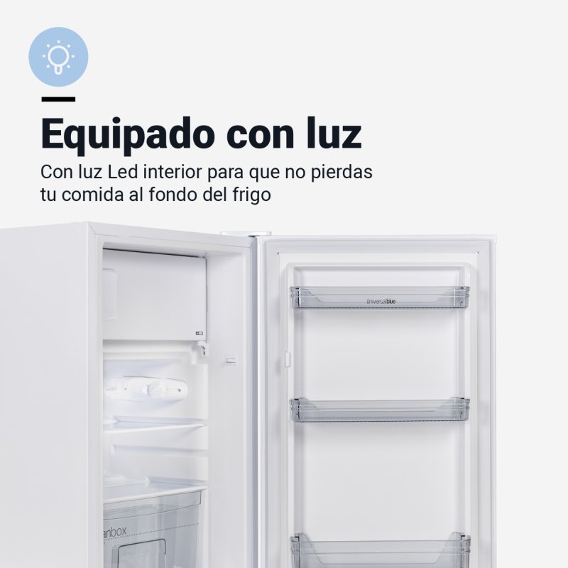 Universal Blue Zeya 6030W Frigorífico Mini 88L con Conexión 12V Blanco