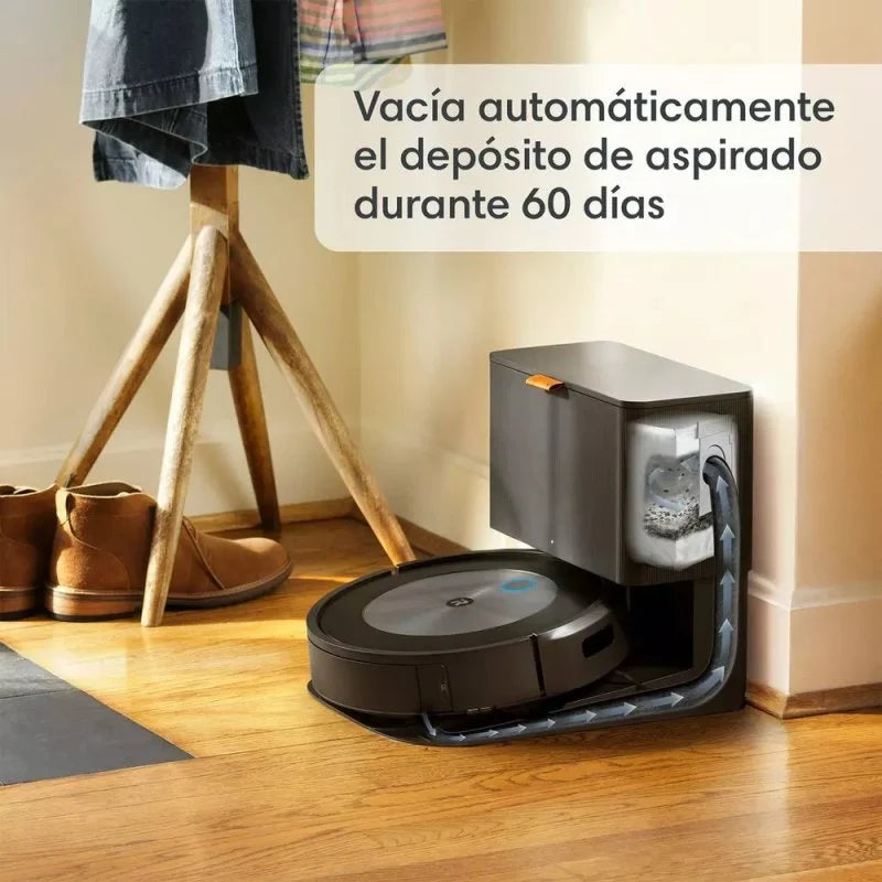 iRobot Roomba j5 Robot Aspirador y Friegasuelos + Estación de Vaciado Automático Clean Base
