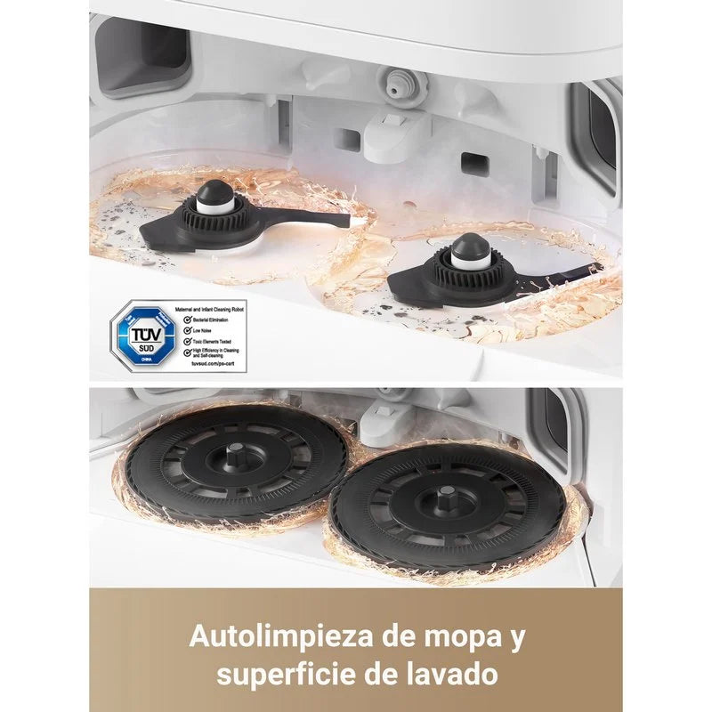 Dreame L40 Ultra Robot Aspirador y Friegasuelos con Vaciado Automático Blanco/Dorado