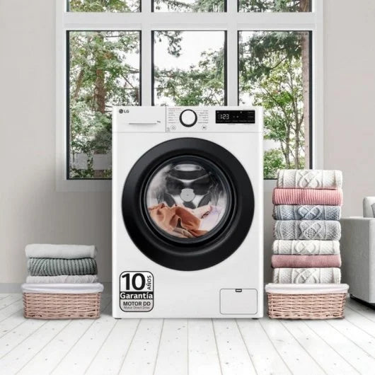 Lavadora de Carga Frontal 9Kg A Blanca LG F4WR5009A6W