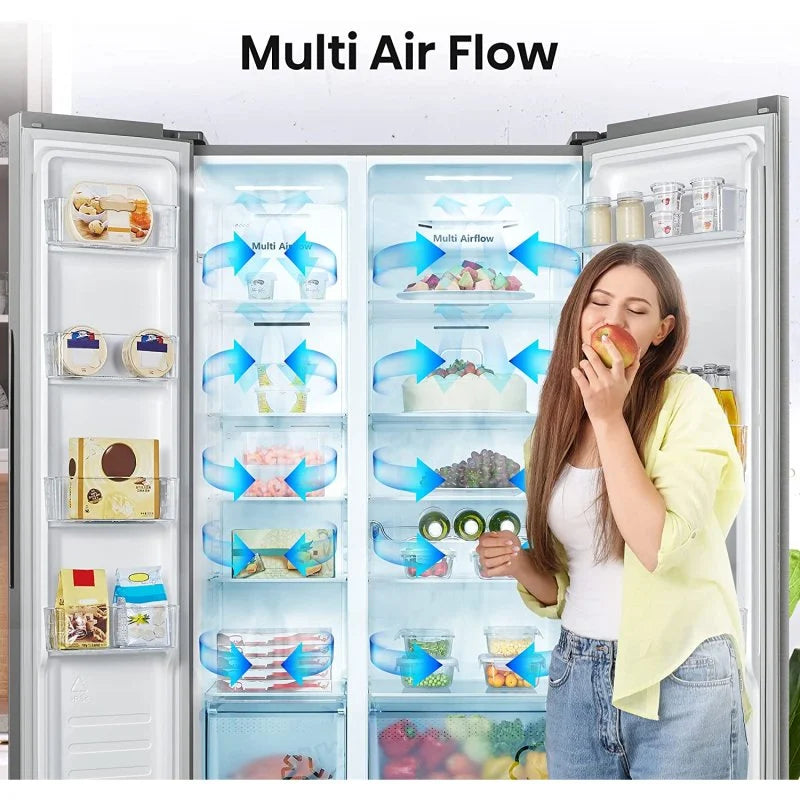 Hisense RS677N4BIE Frigorífico Americano Total NoFrost E Inox