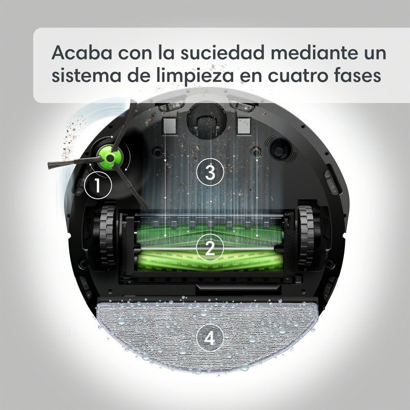 iRobot Roomba Combo j5 Robot Aspirador y Fregasuelos 2 en 1