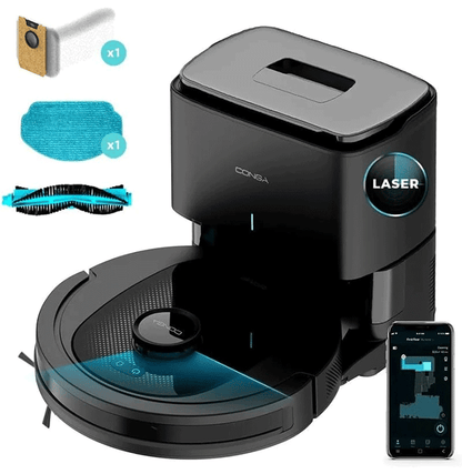 Cecotec Conga 7490 Ultimate Home Genesis Robot Aspirador + Estación de Autovaciado