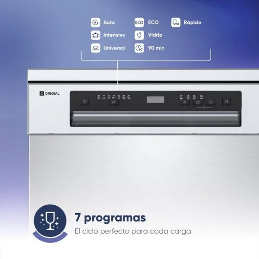 Origial Load&Chill Prestige Lavavajillas Capacidad 14 Cubiertos C Inox 3 Bandejas