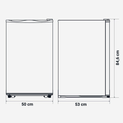 Universal Blue Zeya 6030W Frigorífico Mini 88L con Conexión 12V Blanco