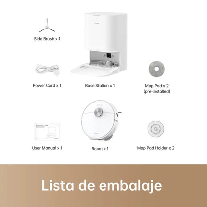 Dreame L10 Prime Robot Aspirador con Base de Autovaciado Blanco