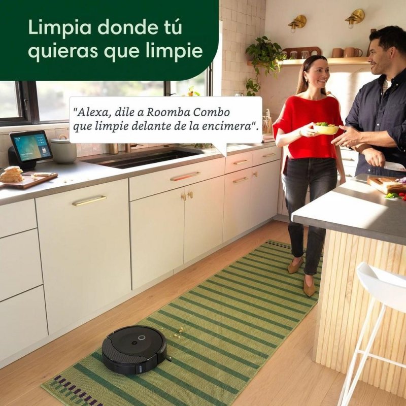 iRobot Roomba Combo 10 Max Robot Aspirador y Friegasuelos + Base AutoWash
