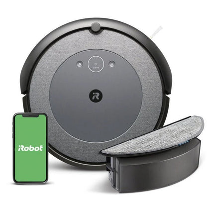 iRobot Roomba Combo i5+ Robot Aspirador y Friegasuelos con Base de Autovaciado
