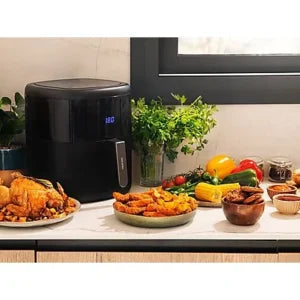 Freidora de aire – Cecotec Cecofry Bombastik 6000, 1700 W, 6 L, 80-200 ºC, 12 modos