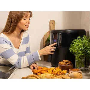 Freidora de aire – Cecotec Cecofry Bombastik 6000, 1700 W, 6 L, 80-200 ºC, 12 modos