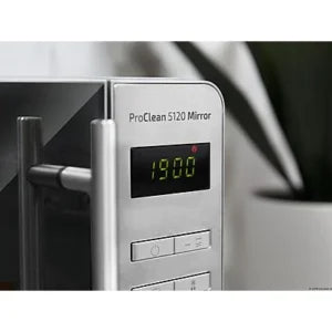 Microondas con grill – Cecotec ProClean 5120 Mirror, 700W, 5 niveles, Inicio automático, 20 l, Inox